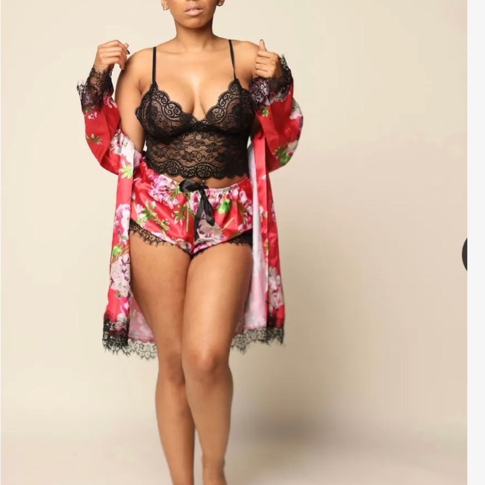 Satin three piece set